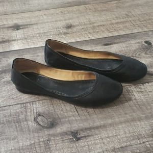 Frye Women's Leather Round Toe Ballet Flats